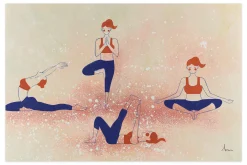XXL Öl Gemälde 'Ultimate Yoga Balance' | Handgemaltes Unikat