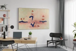 XXL Öl Gemälde 'Ultimate Yoga Balance' | Handgemaltes Unikat