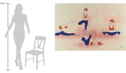 XXL Öl Gemälde 'Ultimate Yoga Balance' | Handgemaltes Unikat