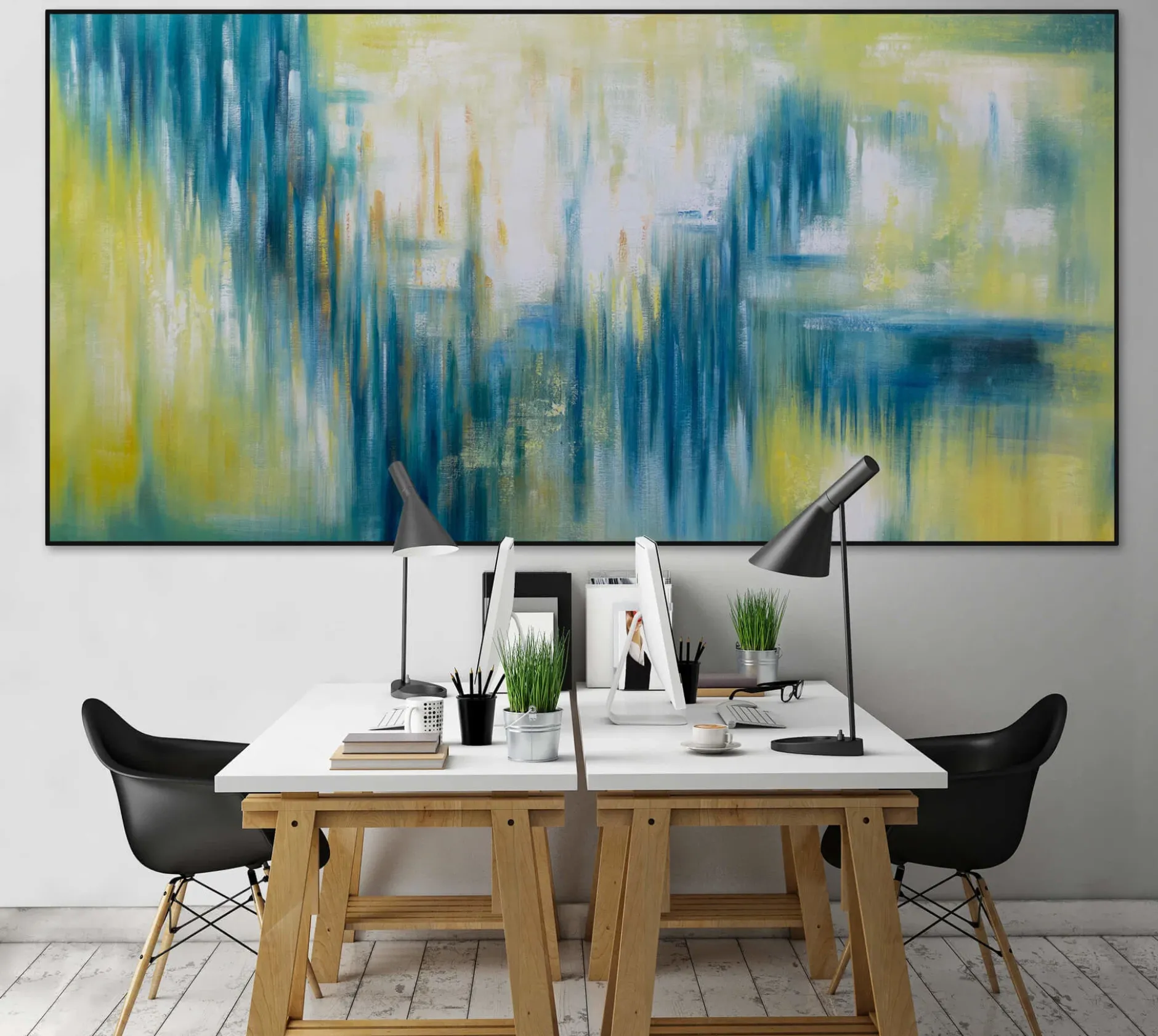 XXL Öl Gemälde 'Undeclared Layers' | Handgemaltes Unikat