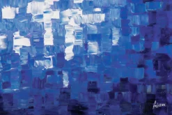 XXL Öl Gemälde 'Underwater Mosaic' | Handgemaltes Unikat