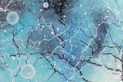 XXL Öl Gemälde 'Universe Connections' | Handgemaltes Unikat