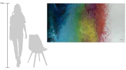 XXL Öl Gemälde 'Universe of Color' | Handgemaltes Unikat