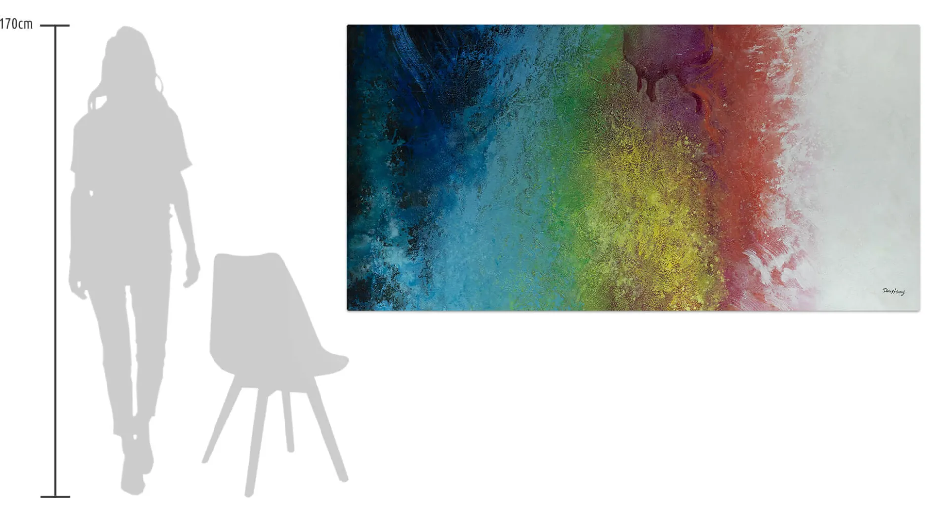 XXL Öl Gemälde 'Universe of Color' | Handgemaltes Unikat