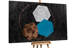 XXL Öl Gemälde 'Universum der Formen' | Handgemaltes Unikat