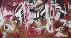 XXL Öl Gemälde 'Unter den Mandelblüten' | Handgemaltes Unikat