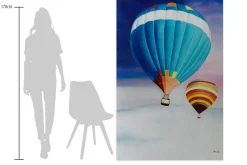 XXL Öl Gemälde 'Up in the Sky ' | Handgemaltes Unikat