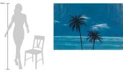 XXL Öl Gemälde 'Urlaubsidylle' | Handgemaltes Unikat