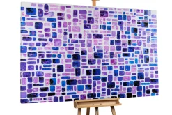 XXL Öl Gemälde 'Variety of Violet' | Handgemaltes Unikat