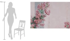 XXL Öl Gemälde 'Verzaubernde Blüten' | Handgemaltes Unikat
