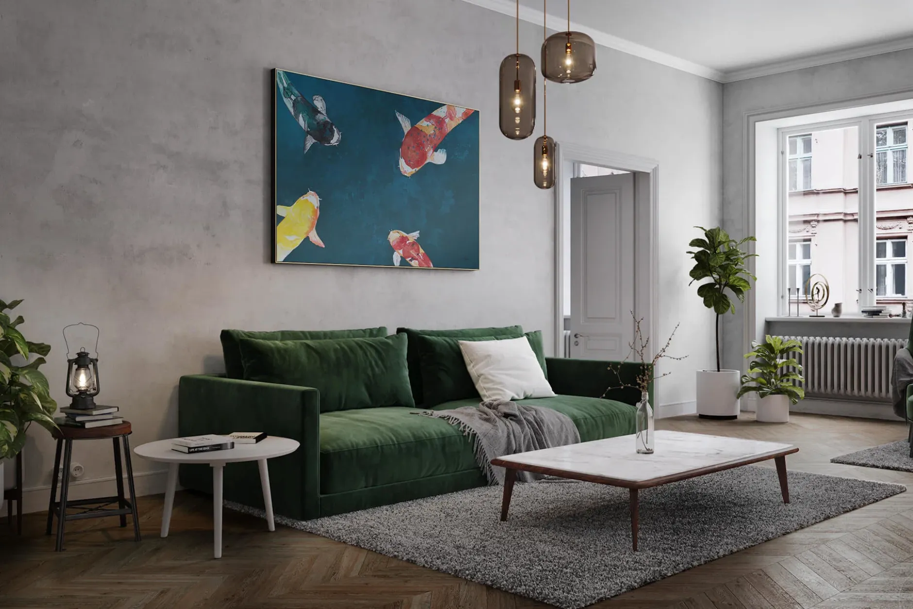 XXL Öl Gemälde 'Vibrant Serenity' | Handgemaltes Unikat