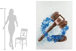 XXL Öl Gemälde 'Victory of Justice' | Handgemaltes Unikat