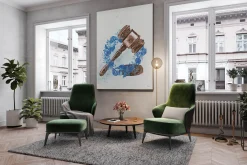 XXL Öl Gemälde 'Victory of Justice' | Handgemaltes Unikat
