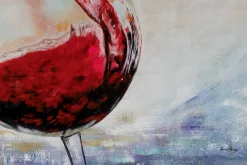 XXL Öl Gemälde 'Vino Veritas' | Handgemaltes Unikat