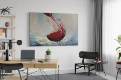 XXL Öl Gemälde 'Vino Veritas' | Handgemaltes Unikat