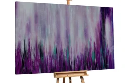 XXL Öl Gemälde 'Violet mountains' | Handgemaltes Unikat
