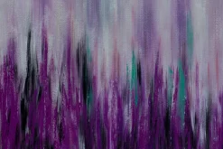 XXL Öl Gemälde 'Violet mountains' | Handgemaltes Unikat