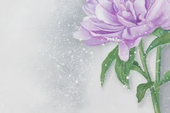 XXL Öl Gemälde 'Violette Eleganz' | Handgemaltes Unikat