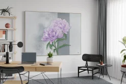 XXL Öl Gemälde 'Violette Eleganz' | Handgemaltes Unikat