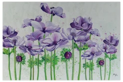 XXL Öl Gemälde 'Violettes Ensemble' | Handgemaltes Unikat