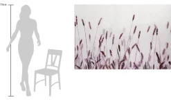 XXL Öl Gemälde 'Violettes Schilf' | Handgemaltes Unikat