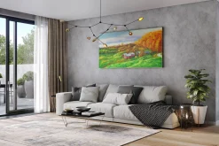 XXL Öl Gemälde 'Vivid Autumn' | Handgemaltes Unikat