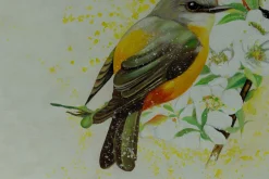 XXL Öl Gemälde 'Vogelgespräche' | Handgemaltes Unikat