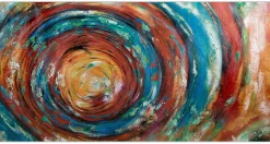 XXL Öl Gemälde 'Vortex of Colours' | Handgemaltes Unikat