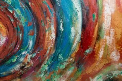 XXL Öl Gemälde 'Vortex of Colours' | Handgemaltes Unikat