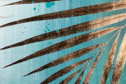 XXL Öl Gemälde 'Warmer Sommerregen' | Handgemaltes Unikat