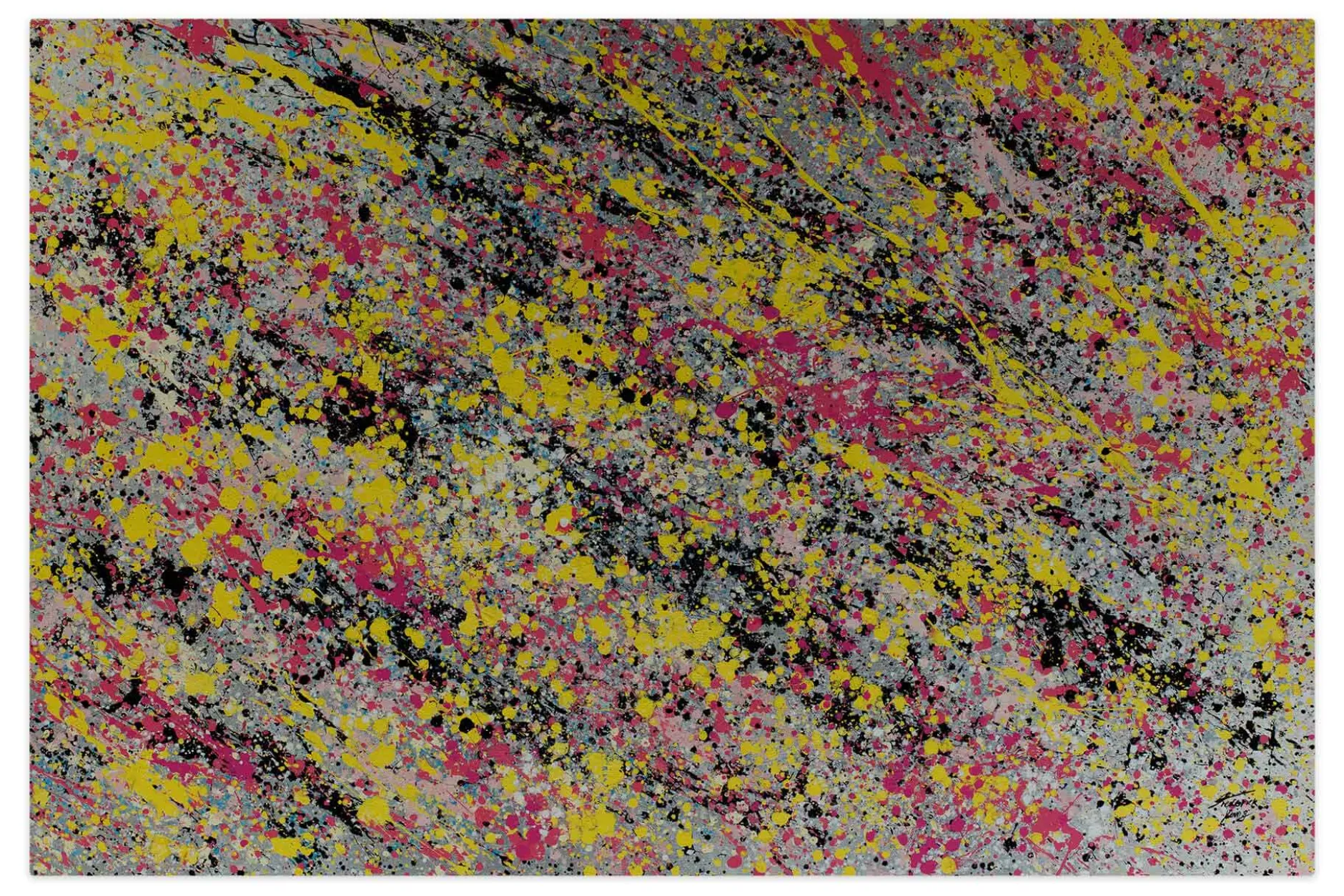 XXL Öl Gemälde 'Watercolor Creation' | Handgemaltes Unikat