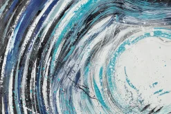 XXL Öl Gemälde 'Waves in Action' | Handgemaltes Unikat