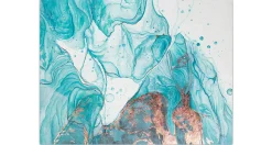 XXL Öl Gemälde 'Weiches Wasser' | Handgemaltes Unikat