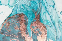 XXL Öl Gemälde 'Weiches Wasser' | Handgemaltes Unikat