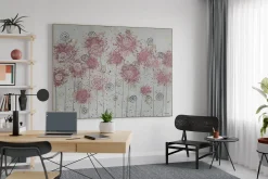 XXL Öl Gemälde 'Welt der Blumen' | Handgemaltes Unikat