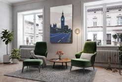 XXL Öl Gemälde 'When in London' | Handgemaltes Unikat