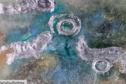 XXL Öl Gemälde 'White Formation' | Handgemaltes Unikat
