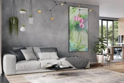 XXL Öl Gemälde 'Wilde Orchidee' | Handgemaltes Unikat