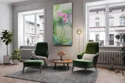 XXL Öl Gemälde 'Wilde Orchidee' | Handgemaltes Unikat