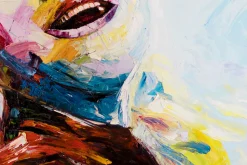 XXL Öl Gemälde 'Winning Smile' | Handgemaltes Unikat