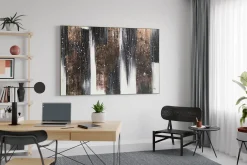 XXL Öl Gemälde 'Winter Night' | Handgemaltes Unikat