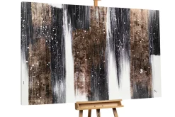 XXL Öl Gemälde 'Winter Night' | Handgemaltes Unikat