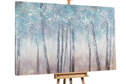 XXL Öl Gemälde 'Winter's Arrival' | Handgemaltes Unikat