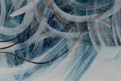 XXL Öl Gemälde 'Winter Swirl' | Handgemaltes Unikat