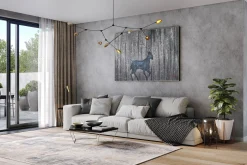 XXL Öl Gemälde 'Winterwald' | Handgemaltes Unikat