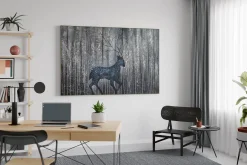 XXL Öl Gemälde 'Winterwald' | Handgemaltes Unikat