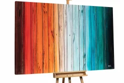 XXL Öl Gemälde 'Wood Spectrum' | Handgemaltes Unikat
