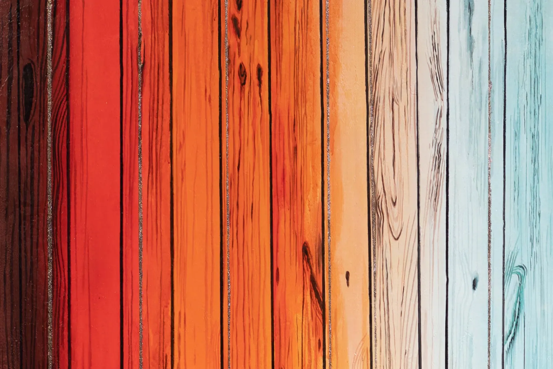 XXL Öl Gemälde 'Wood Spectrum' | Handgemaltes Unikat