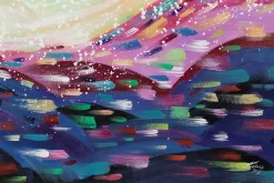 XXL Öl Gemälde 'World of Rainbows' | Handgemaltes Unikat