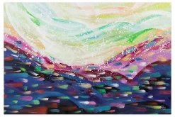 XXL Öl Gemälde 'World of Rainbows' | Handgemaltes Unikat